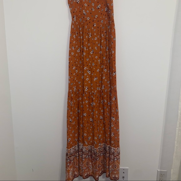 Altar’d State Floral Spaghetti Strap  Maxi Dress - Picture 3 of 5